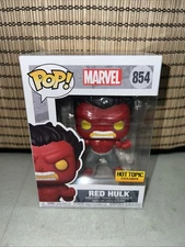 Funko Pop! Marvel Red Hulk #854 (Hot Topic Exc) Vinyl Figure