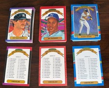 1988-1989-1990 Donruss Diamond Kings Baseball Complete SETS (Missing 2 Cards) NM