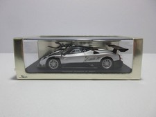 1/43 Spark Pagani Zonda R 2007 Mini Car Silver x Black