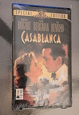 CASABLANCA VHS, 1994 BOGART BERGMAN Best Picture 1943 Black & White NEW SEALED