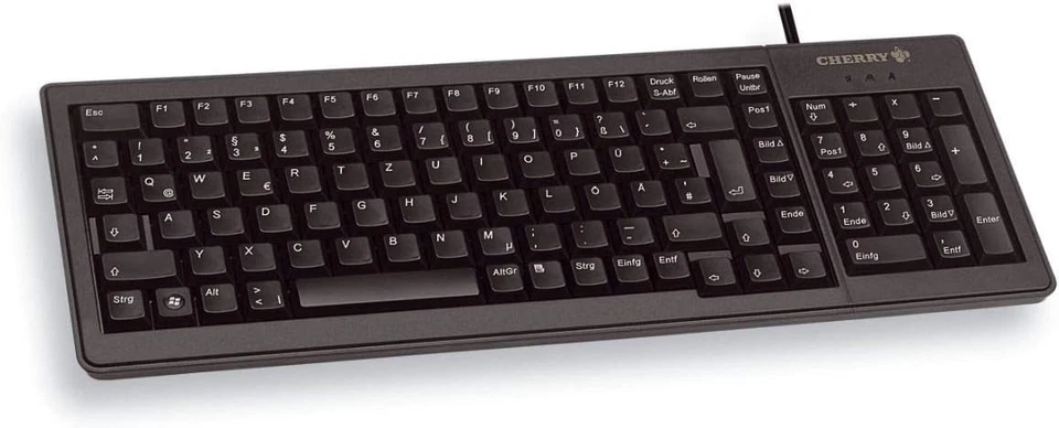 CHERRY XS USB/PS2 Complete Keyboard - Black German layout - QWERTZ black - Image 2 of 3