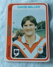 1979 SCANLENS RUGBY LEAGUE Gavin Miller Card #38 Easts Roosters 