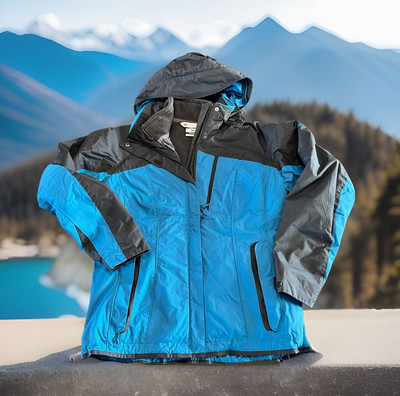 Columbia Interchange Jacket Womens Medium Blue in Winter