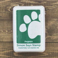 Simon Says Stamp Pawsitively Saturated Premium Dye Ink Pad Aegean