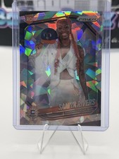2025 WNBA Prizm Saniya Rivers Cracked Ice RC #150 Sun