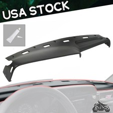 Black Abs Hard Molded Dash Board Pad Cap Cover For 1994-1997 Dodge Ram 1500 2500