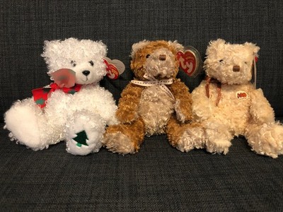 Drei Ty Beanie Babies Bären  mit Tags,  Sammlerstücke, Kuscheltiere