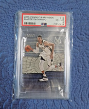 GIANNIS ANTETOKOUNMPO 2015 Panini Clear Vision #14 PSA 6 EX-MT
