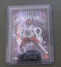 2025 Topps Chrome Football Trey Hendrickson ALL-CHROME REFRACTOR ACT-16