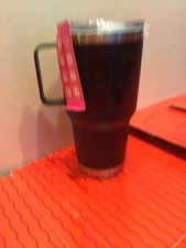 Dunkin’ Donuts Black 28 oz Stainless Steel Insulated Tumbler with Handle