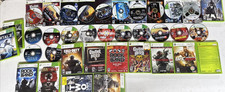 XBOX 360 Lot of 34 Games And 3 Empty Cases