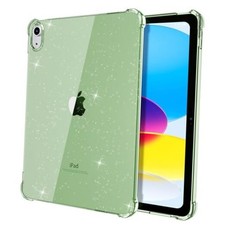 Clear Case for iPad A16 11th Generation 11 Inch 2025, iPad Glitter Green