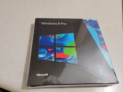 Windows 8 Pro 32 Bit/64Bit English Factory Sealed, Full Program with Key - Image 1 of 3