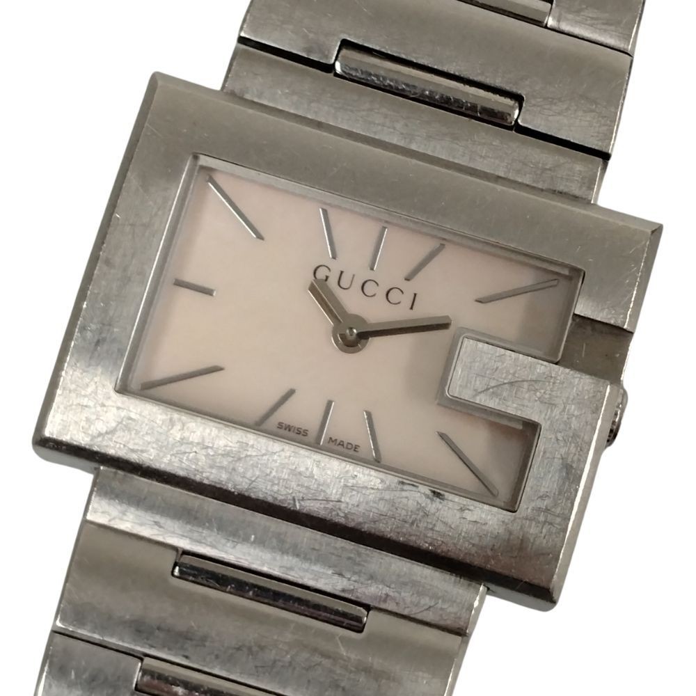 Gucci 100L G Rectangular Shell Dial Quartz Ladies… - image 1