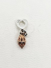   Authentic Pandora TWO TONE XMAS ORNAMENT DANGLE CHARM