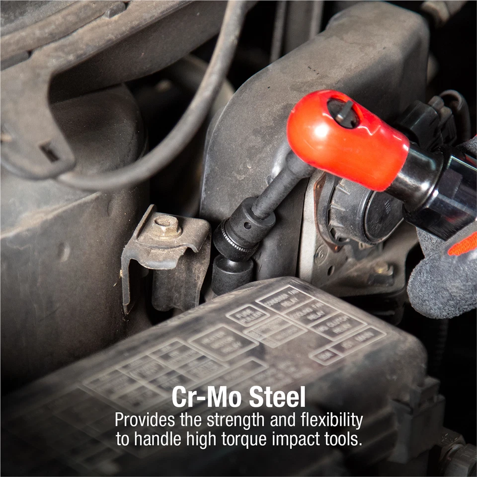 Sunex 1814 12-Piece 1/4" Drive Universal Metric Impact Socket Set Foto 3 de 4