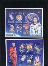 Djibouti 2000 Space Scott# 825-6 Mint NH