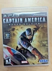 Captain America: Super Soldier (PlayStation 3, 2011) Complete in Box w/Manual