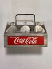 1950s Coca-Cola Vintage Metal 6 Pack Bottle Carrier Coke Caddy Aluminum Holder