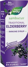 Nature  s Way Sambucus Elderberry Immune Syrup Black Elderberry 8oz