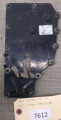 WATER PASSAGE COVER - 1997 EVINRUDE 40HP MODEL E40TLEUC  PN# 437506