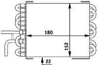 KraftstoffküHler Premium Line Mahle CK 7 000P FüR Mercedes Klasse W203 Model 200
