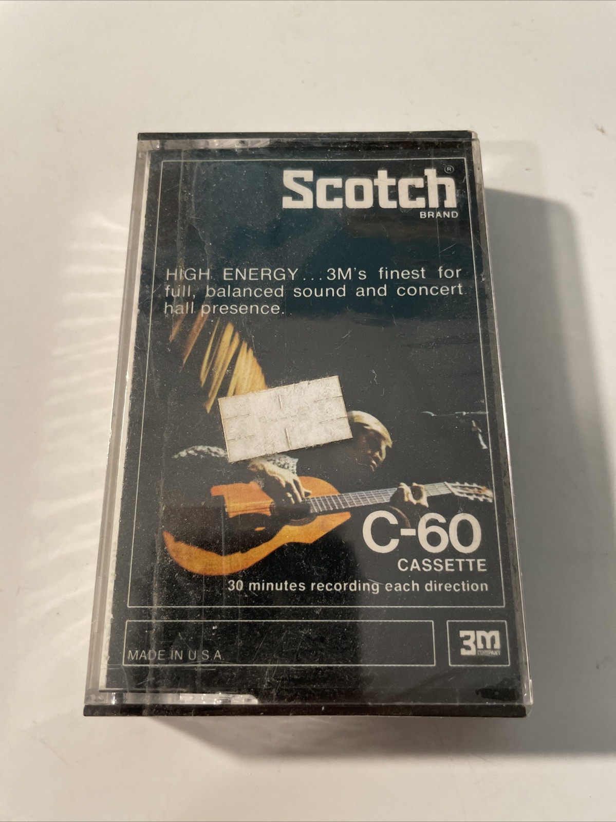 Vintage Scotch C-60 Sealed Blank Cassette 1974 NOS