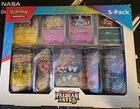 SEALED Pokemon Scarlet Violet Paldean Fates 5 Mini Tins - 4 Promos Costco Bundle