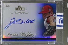 2012 Topps Tribute Auto Blue 33/50 Jordan Walden #TA-JWA Auto 0af