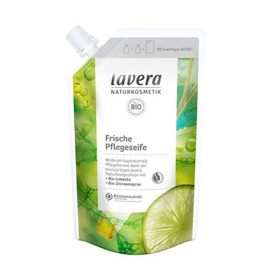 Frische Pflegeseife - Limette & Zitronengras NFB 500ml | LAVERA