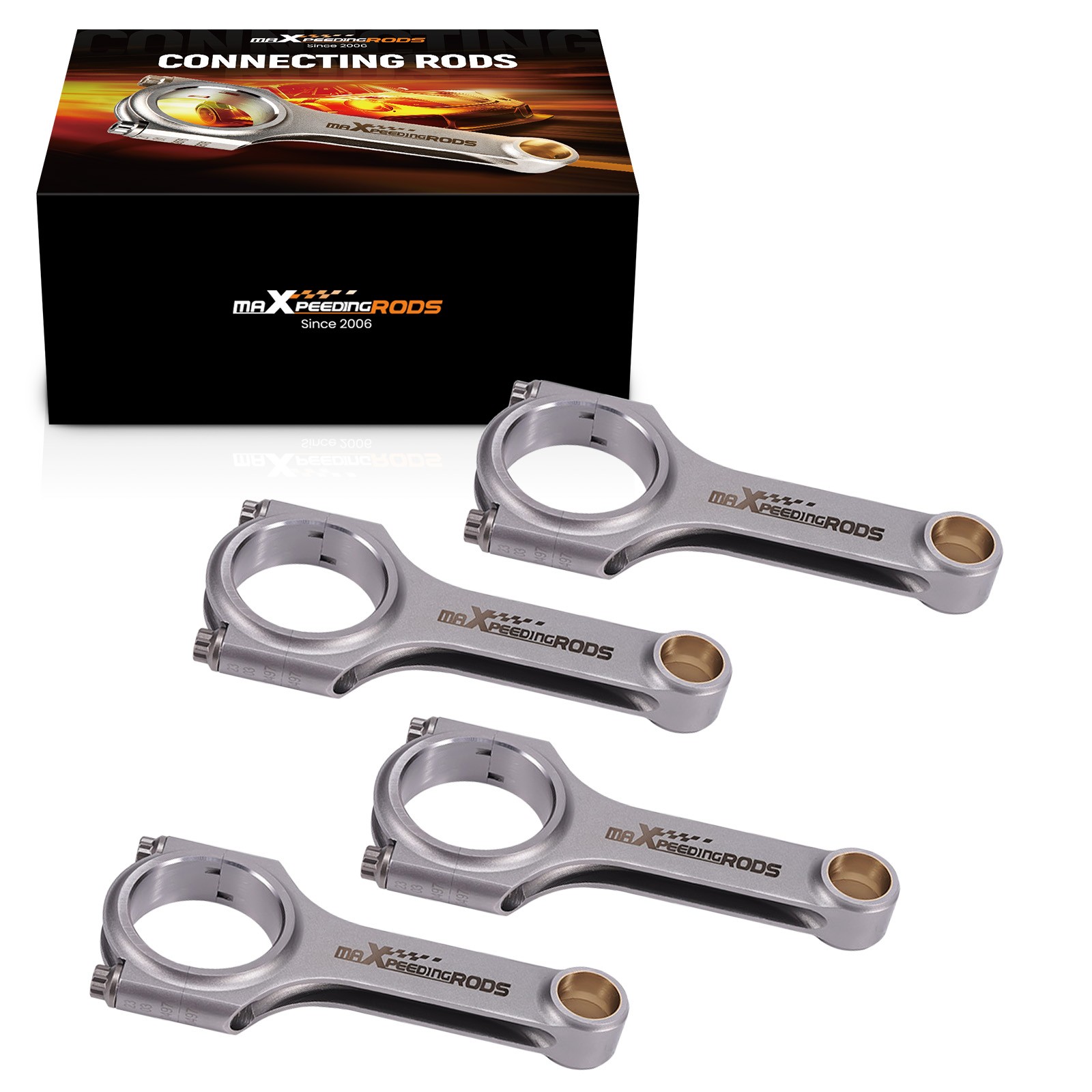 Conrods compatible for Rover K series 1.8 4340 Con Rods Connecting Rods ARP Bolts 4 PCS - Image 4