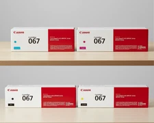 CANON 067 4-Color Toner Cartridge Set (BMYC)  Fast Shipping - No Extra Tax