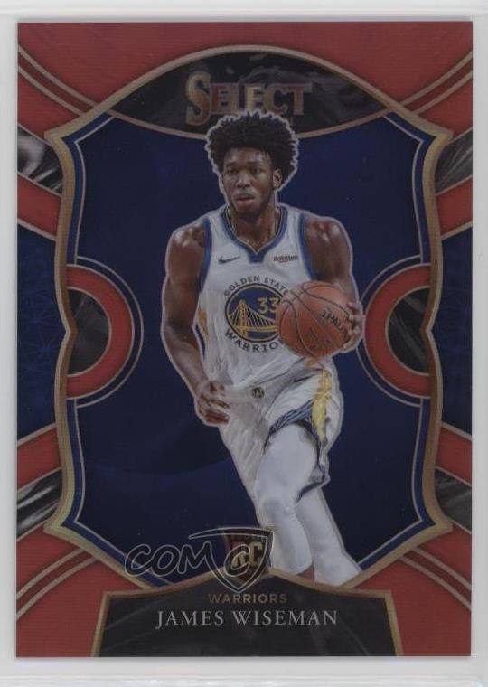 2020-21 Panini Select Concourse Red Prizm 105/199 James Wiseman #62 b8h