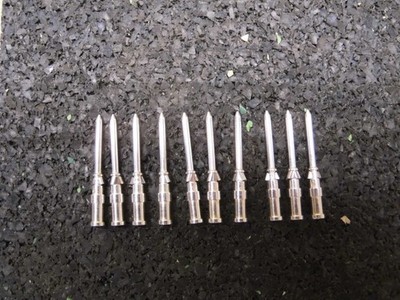 10 St. Harting Han D Crimpkontakt Kontaktstift (M) 0,37mm² silber  09150006104