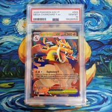 Italiano Mega Charizard Y PSA 10 Ascesa Eroica ASCit 022/217 2026 Pokémon Card