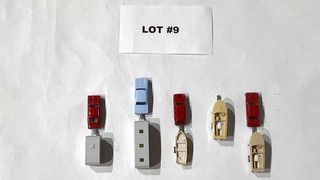 N Scale Assortment Of Vehicles With Boats And Camping Trailers Lot #9