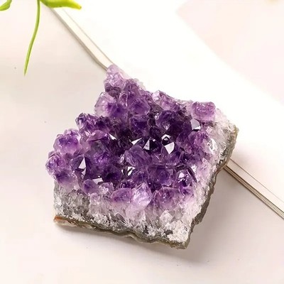 Natürlicher Amethyst Erz Stein unregelmäßig lose Edelstein Urlaub Geschenk Wohndeko