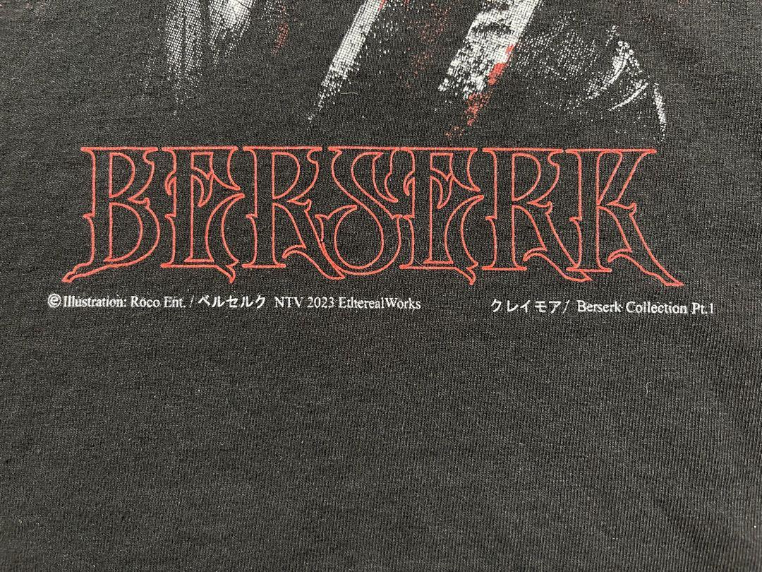 BERSERK Claymore T-Shirt Schwarz Größe Large Anime Tee Manga BERSERK Claymore T-Shirt Schwarz Größe Large Anime Tee Manga