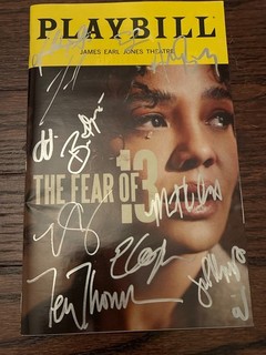 The Fear of 13 Cast Signed Broadway Playbill