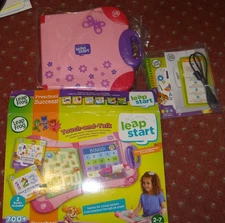 NEW Leap Frog Leap Start PRESCHOOL SUCCESS pink girls' system & books