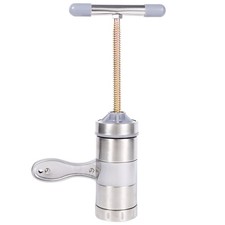 &deg;1pc Portable Manual Operated Stainless Steel Pasta Maker Noddle Juicer Pressure