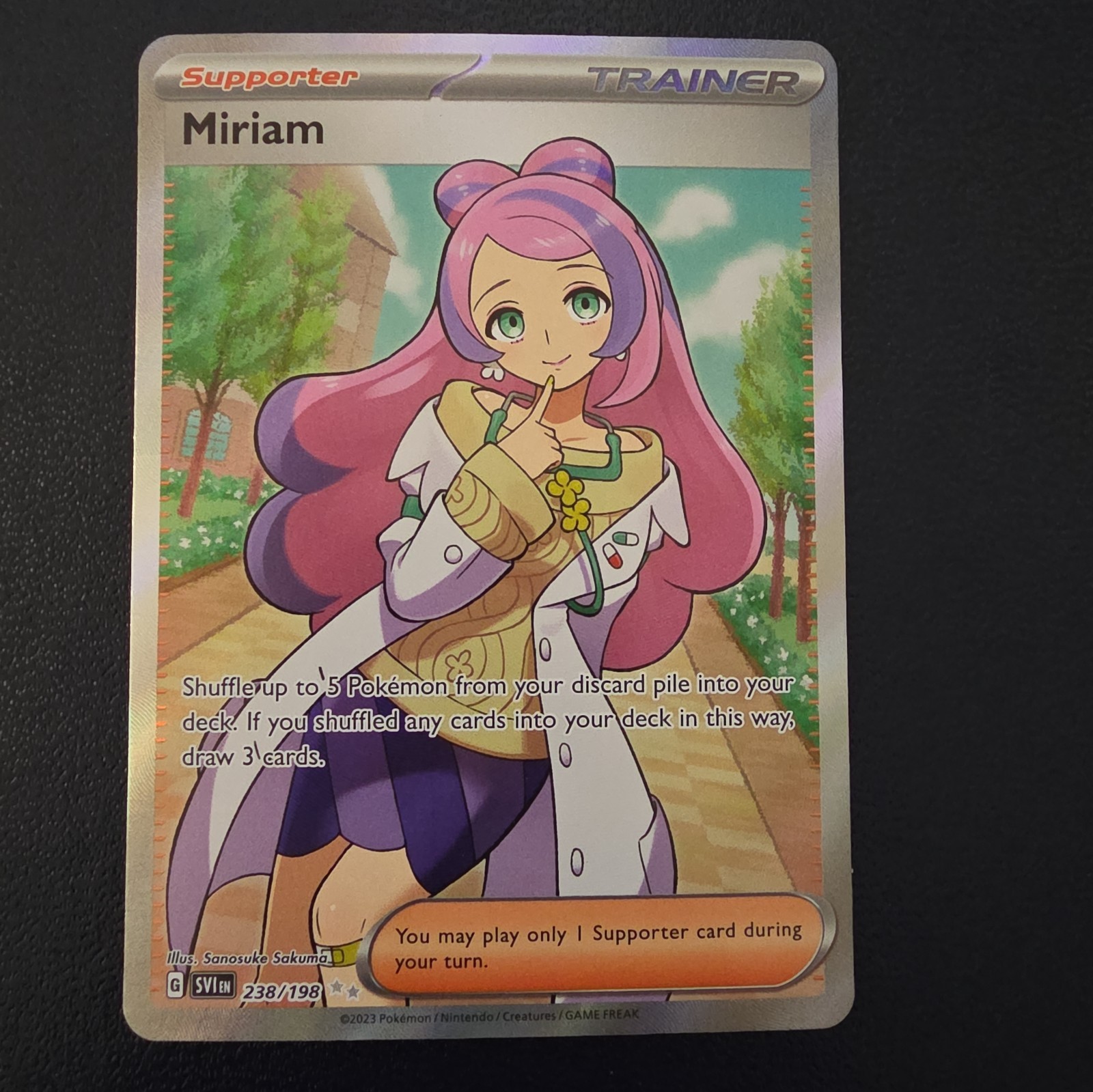 Miriam 238/198 Ultra Rare Scarlet & Violet NM - Pokemon TCG
