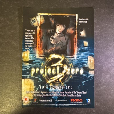 2006   PROJECT ZERO 3   RARE UK Print Ad   8.5 X 12 Video Game ADV-OS