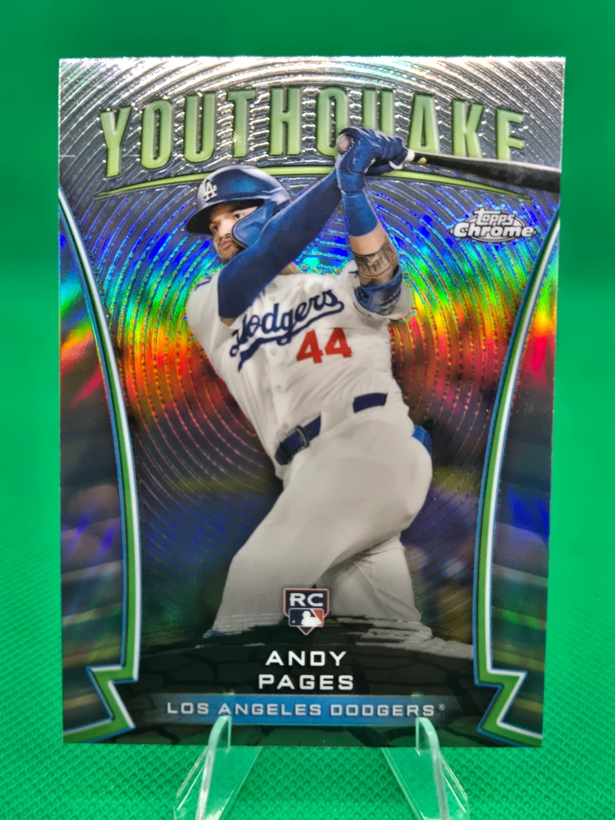 2024 Topps Chrome Update Andy Pages RC Youthquake #YQ-68