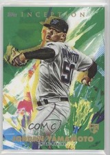 2020 Topps Inception Green Jordan Yamamoto #55 e6p