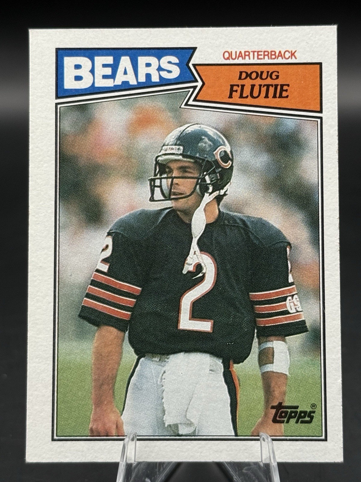 Doug Flutie Rookie #45 1987 Topps Chicago Bears Football Card NFL RC IT1260