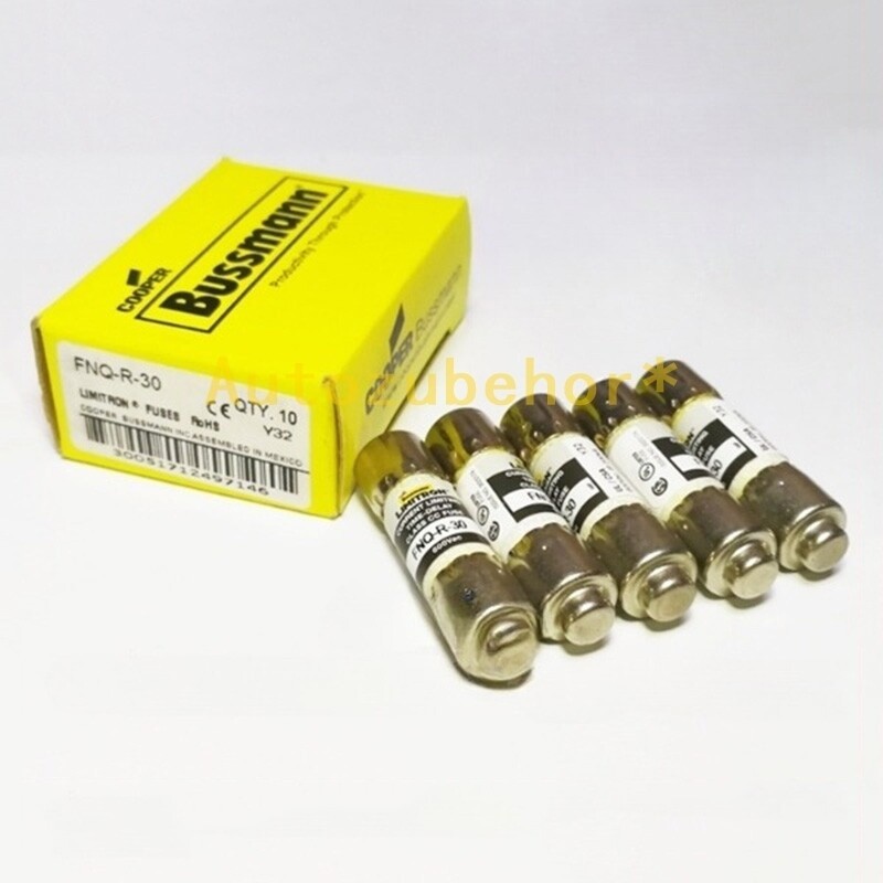 10PCS/Box New FNQ-R-30 Limiting Time-Delay Class CC Fuse 30A 600Vac *yt
