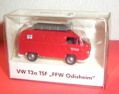 Wiking Werbemodell / VW T2a TSF - FFW Odisheim  - Feuerwehr Geräte PKW-- Rarität