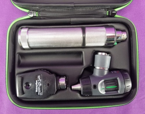 Welch Allyn 3.5v MacroView Otoscope 11720 Ophthalmoscope w/ Case-collectible