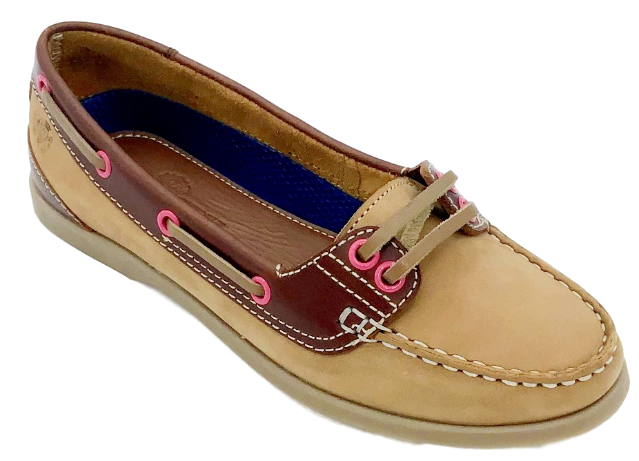 Ladies Catesby Leather Loafers Slip On Boat Shoes Deck Yachting Casual Pumps